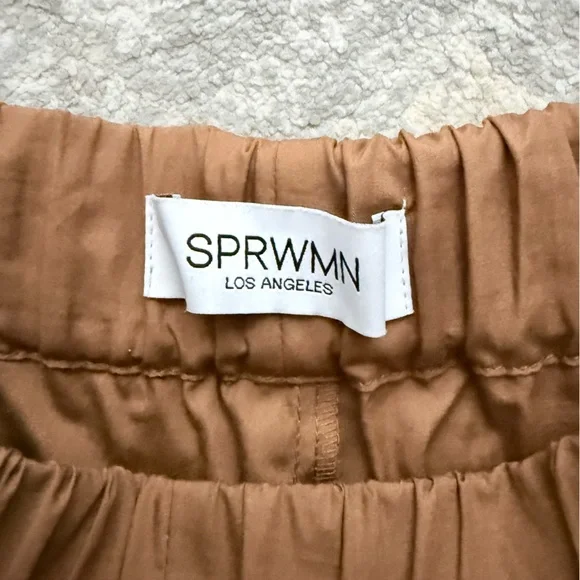 SPRWMN Espresso Cotton Poplin Culotte Pants - Picture 12 of 12